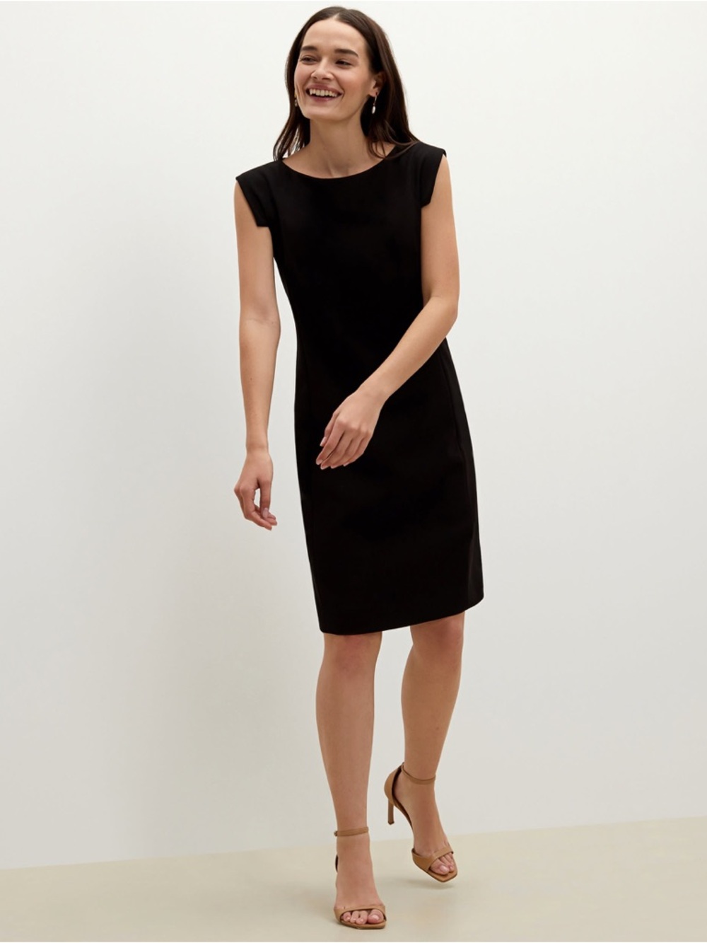 MM LaFleur Sarah Shift Dress Black Size 6
